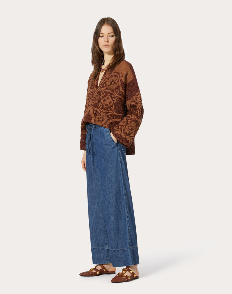 Valentino JEANS IN CHAMBRAY DENIM outlook