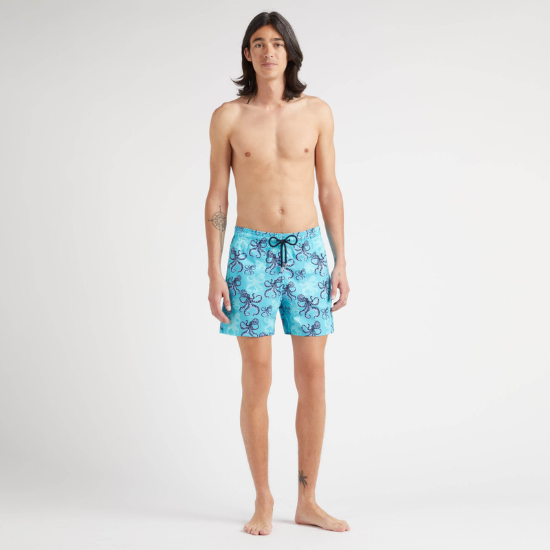 Vilebrequin Men Stretch Short Swim Trunks Poulpes outlook