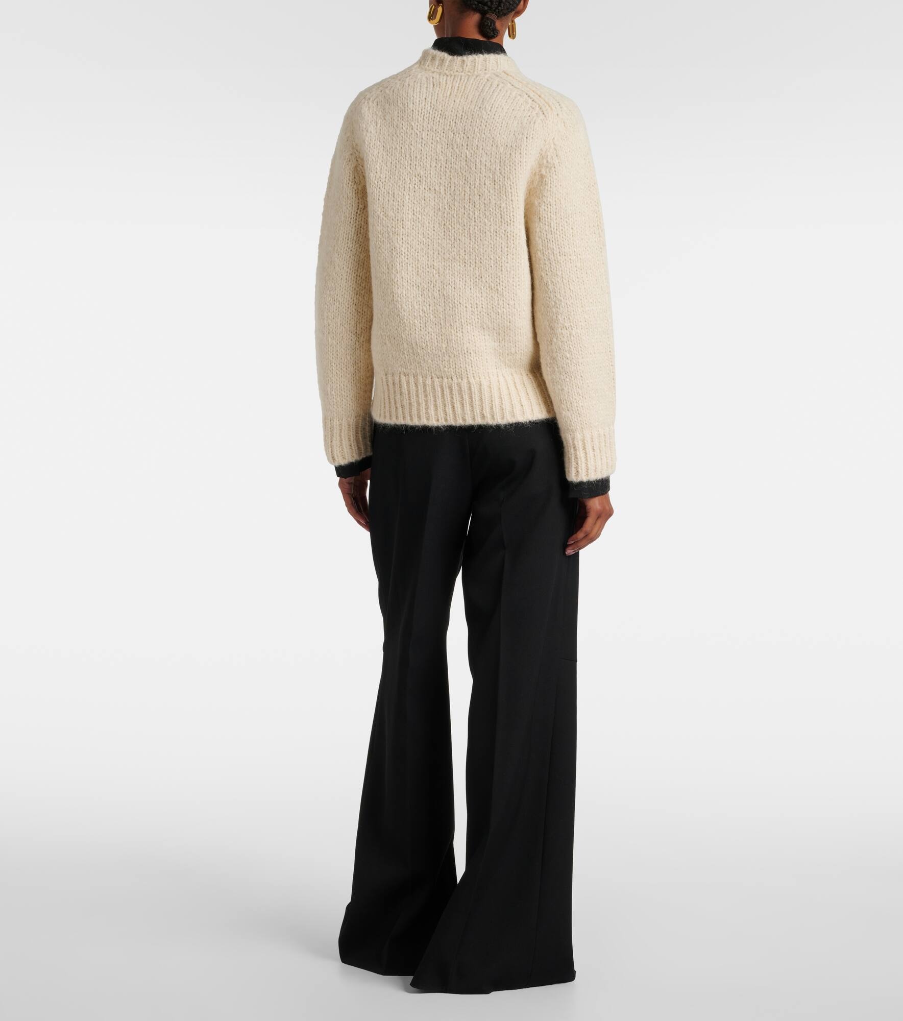 Mohair and wool-blend sweater - 3