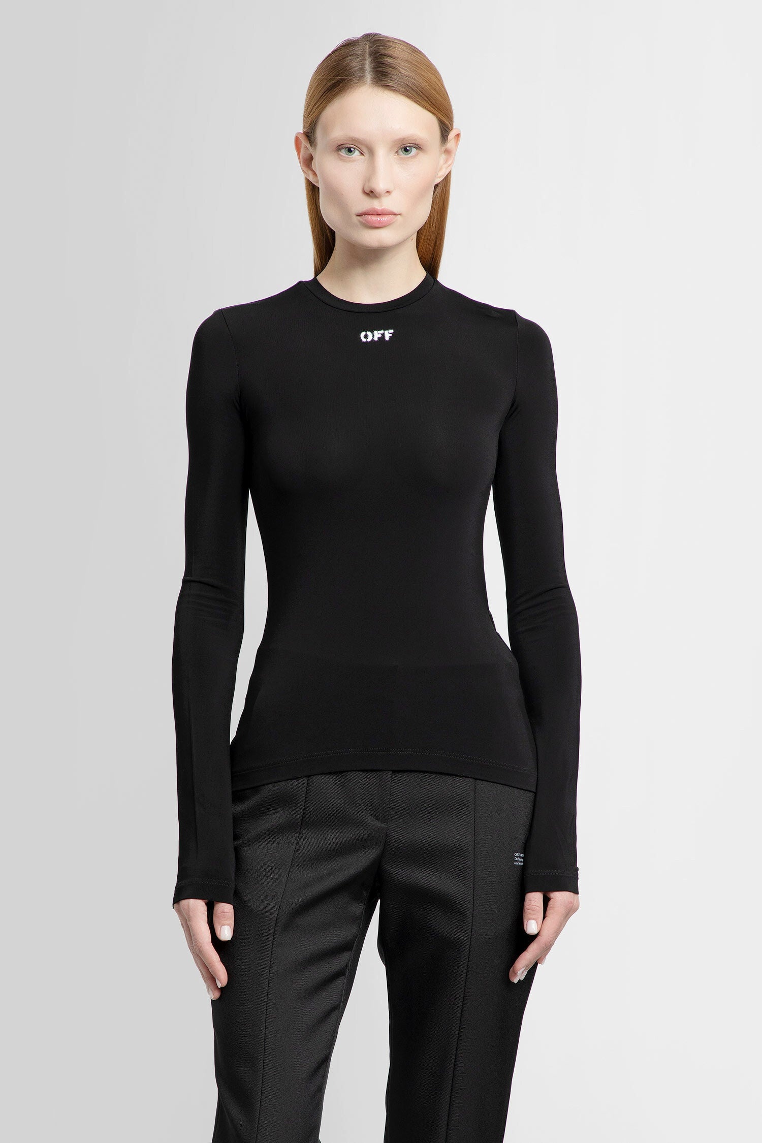 Off-White Off Stamp Sec Skin L/s Crewneck | REVERSIBLE