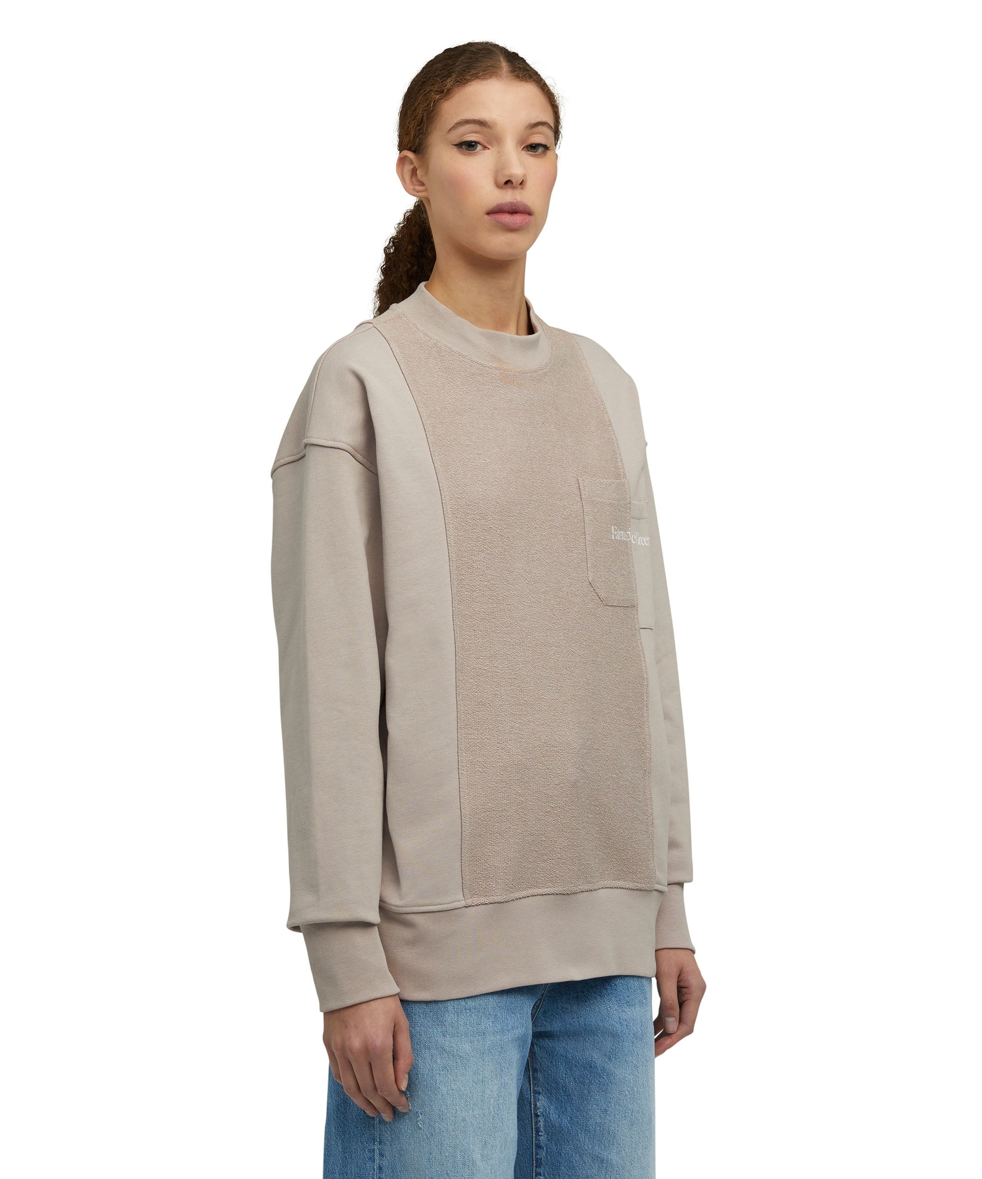 Organic cotton crewneck sweatshirt from the MSGM Fantastic Green Capsule - 7