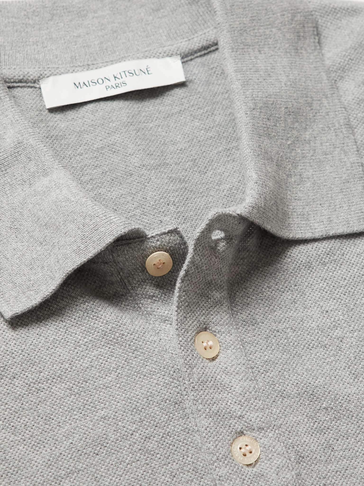 Logo-Appliquéd Cotton-Piqué Polo Shirt - 5