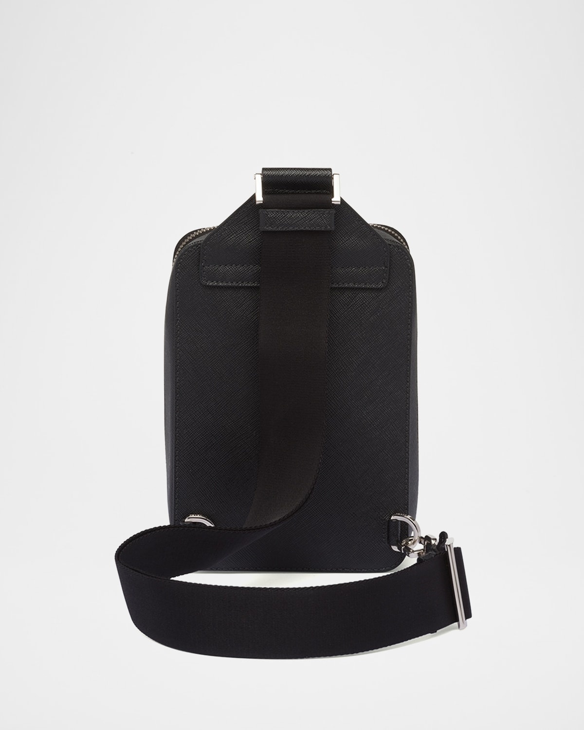 Brique Saffiano Leather Crossbody Bag - 2
