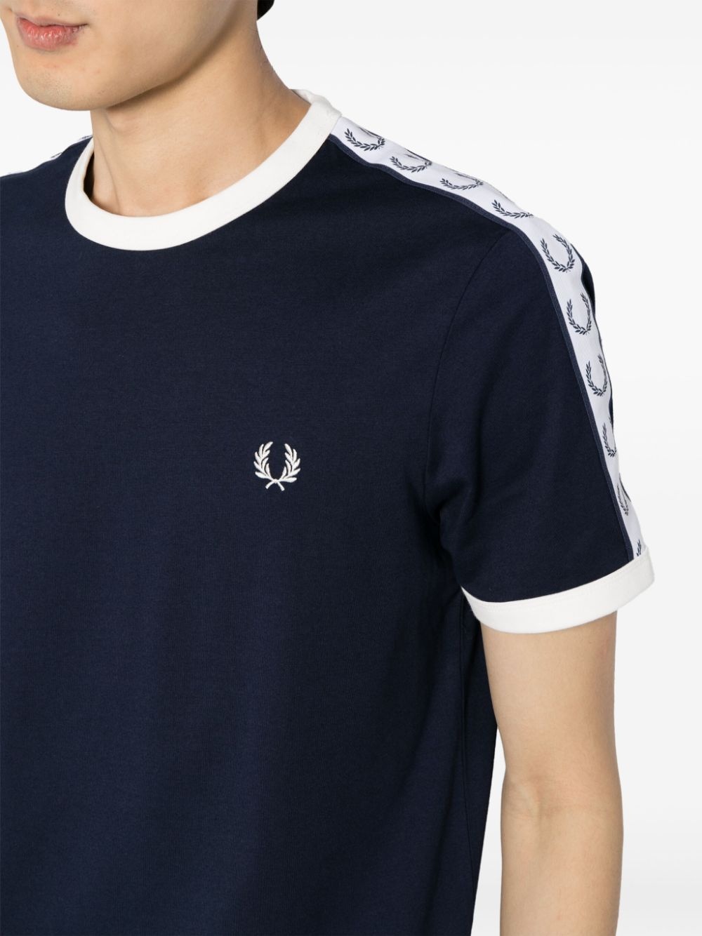 Ringer logo-tape T-shirt - 5