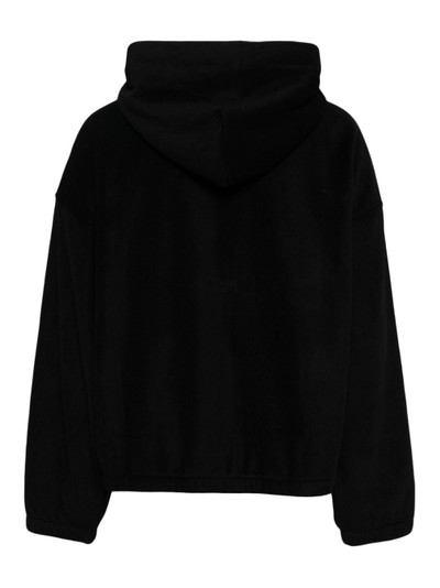 We11done fleece zip-up hoodie outlook