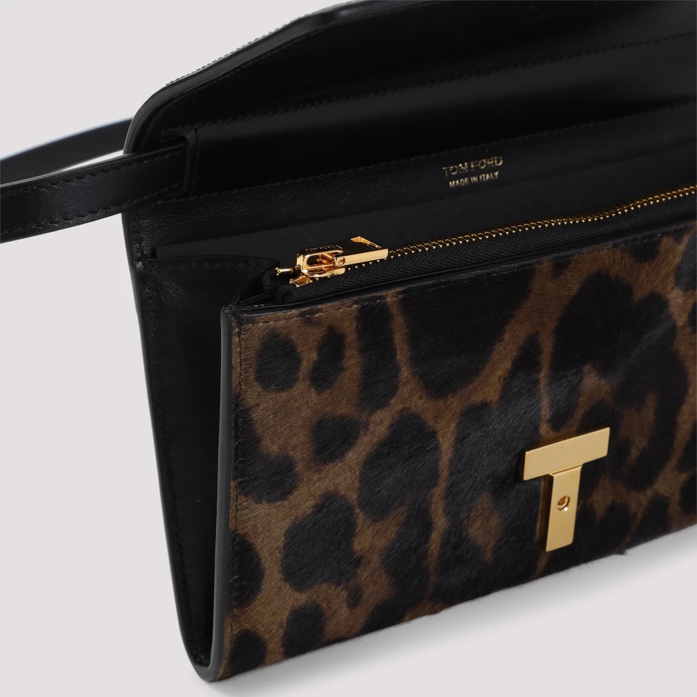 トムフォード Tom Ford Leopard Wallet On Strap TOM FORD LEOPARD STRAP WALLET | miinto | REVERSIBLE