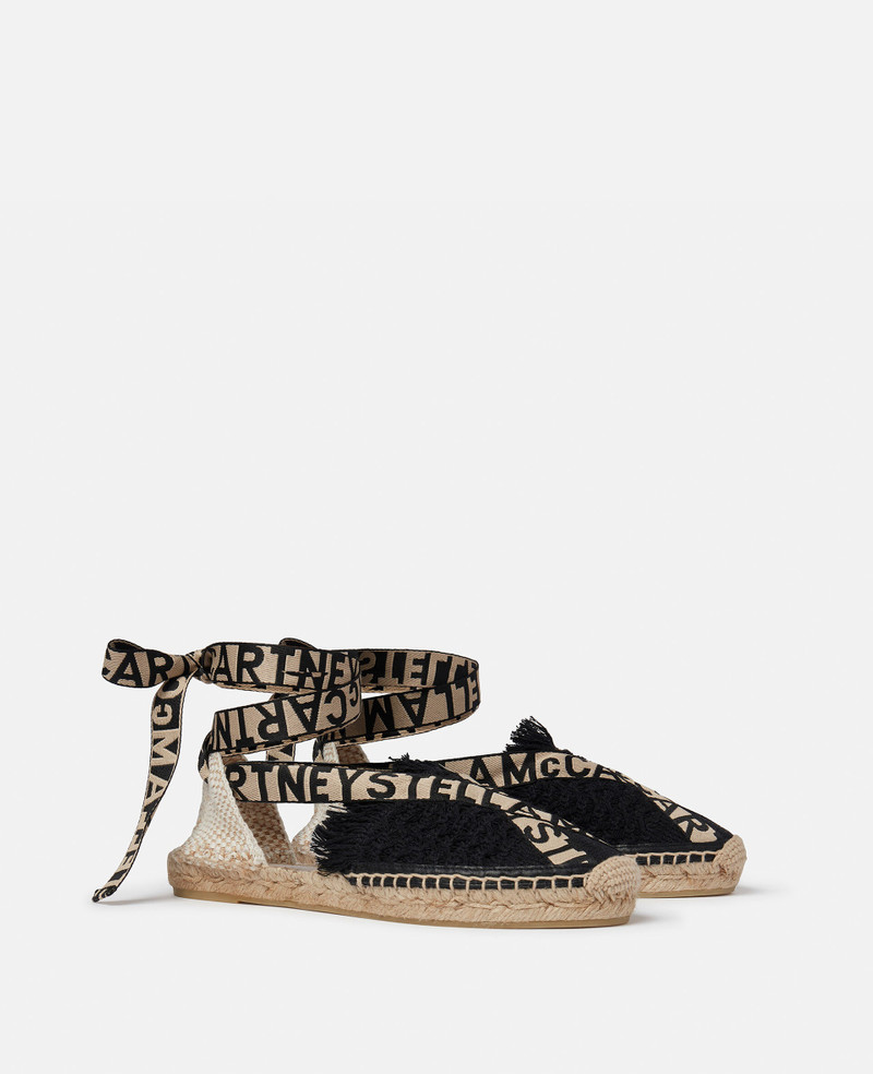 Stella McCartney Gaia Macrame Espadrilles outlook