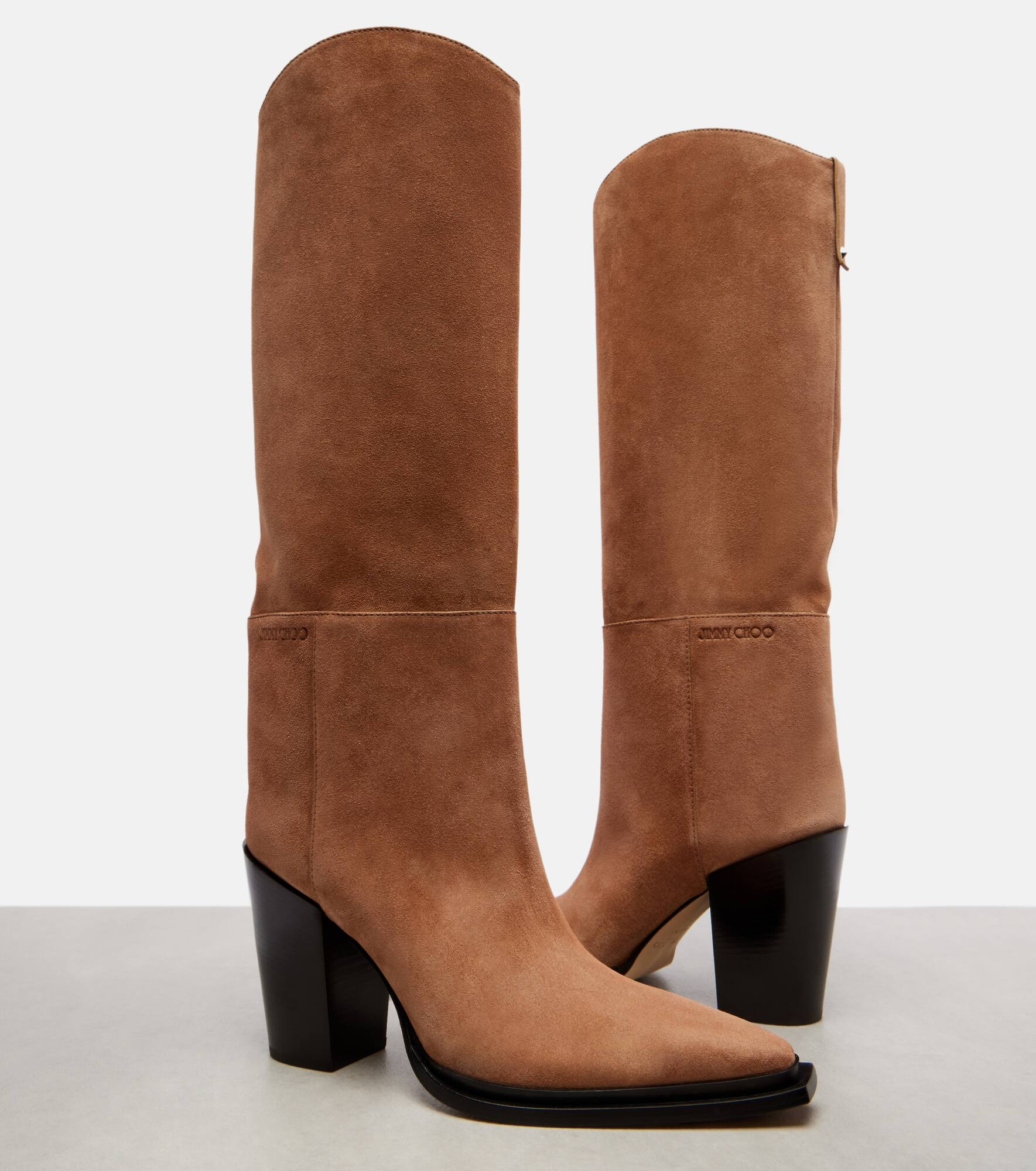 Cece 80 suede knee-high boots - 5