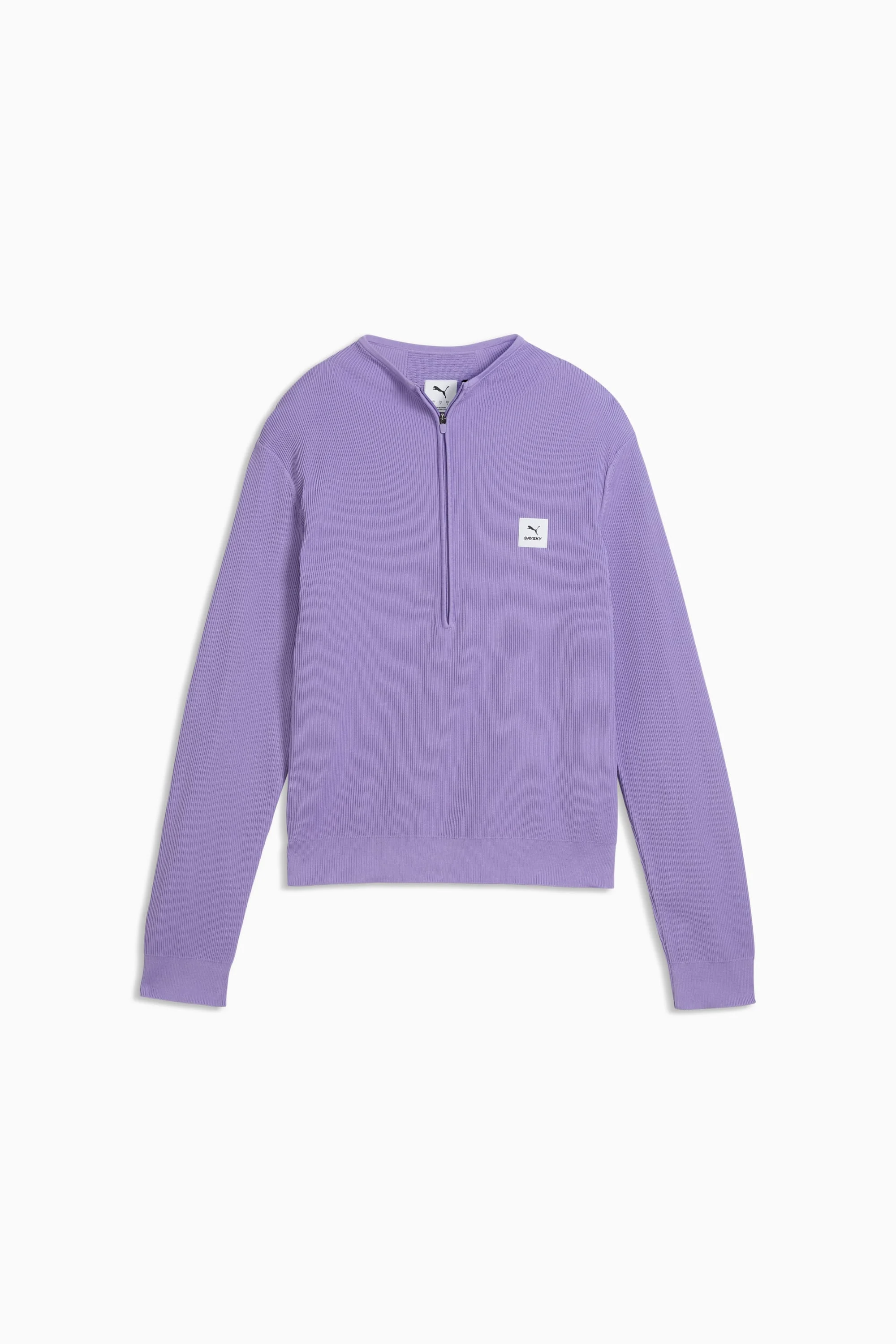 PUMA x SAYSKY Women's Half-Zip Performance Running Tee - 1