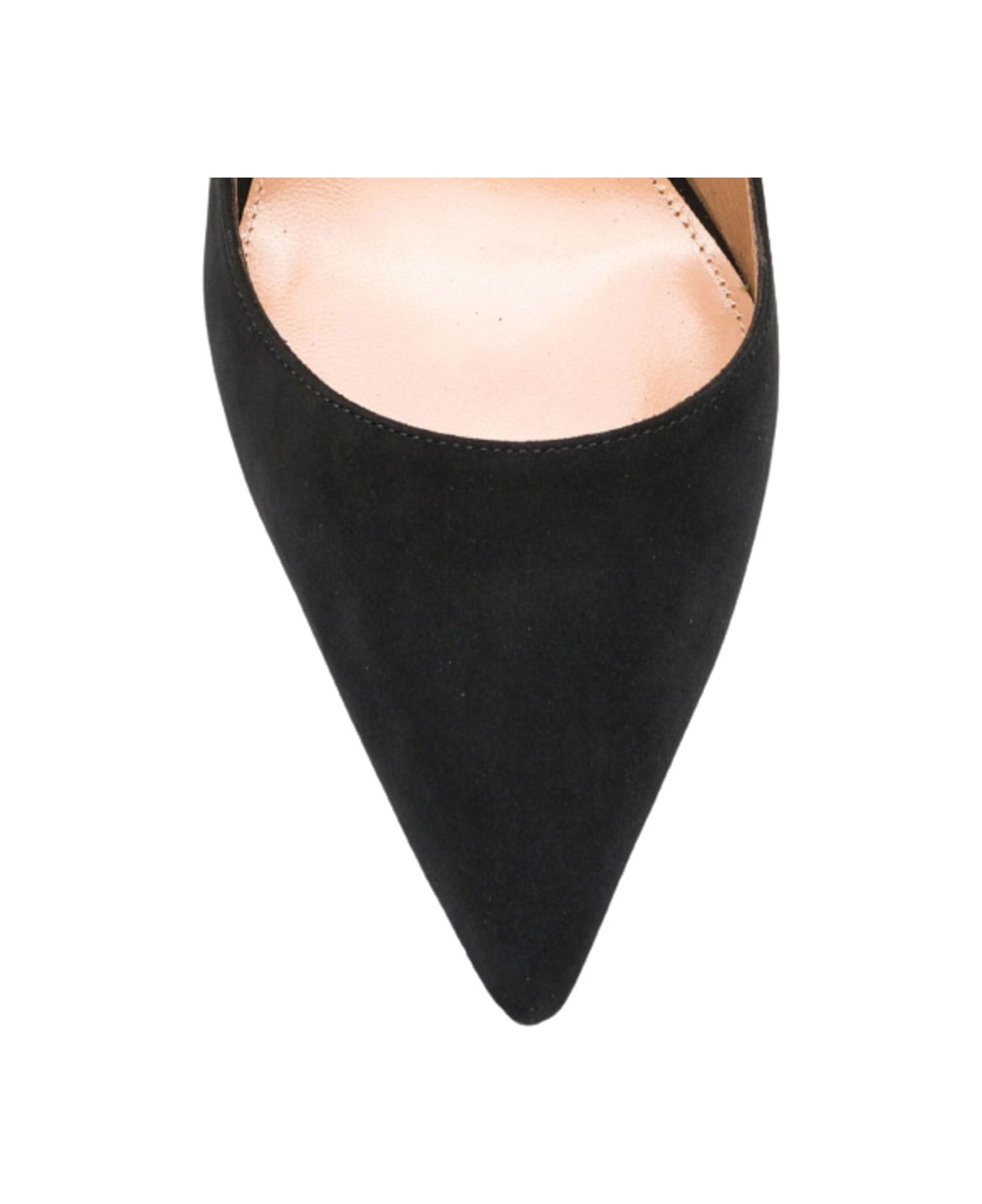 Black Suede Pumps - 5