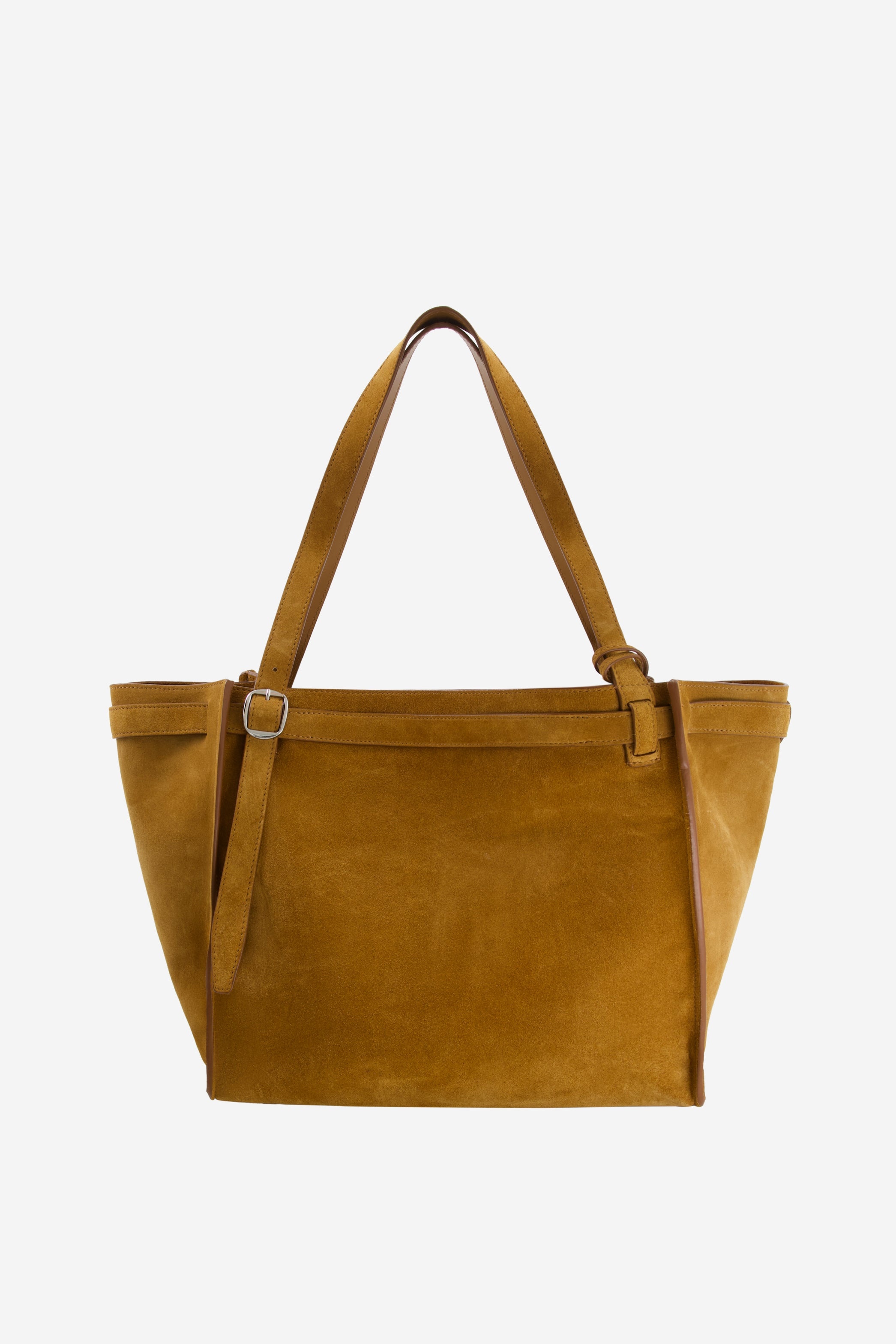 Suede Belt Cabas Bag - 4