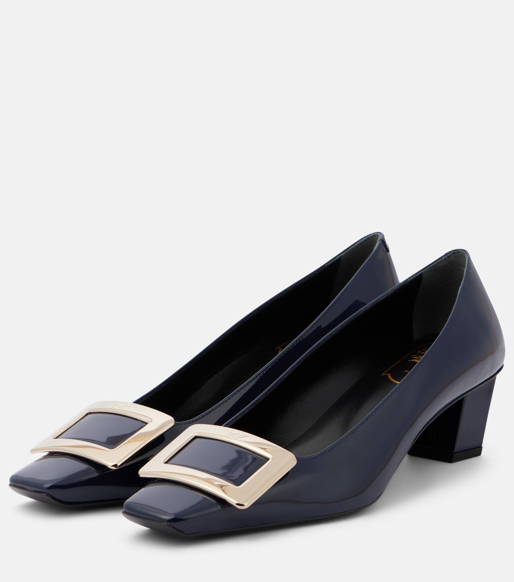 Belle Vivier 45 patent leather pumps - 4