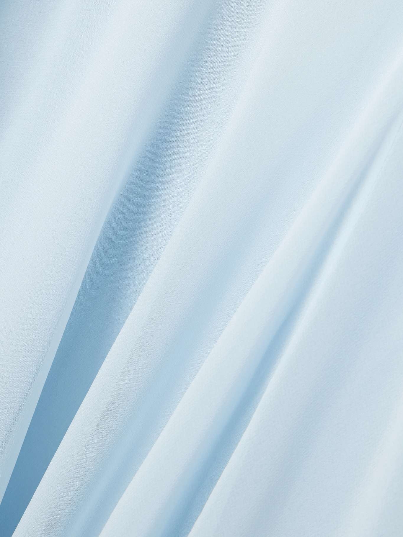 Cordelia silk-satin and chiffon maxi dress Light blue - 5