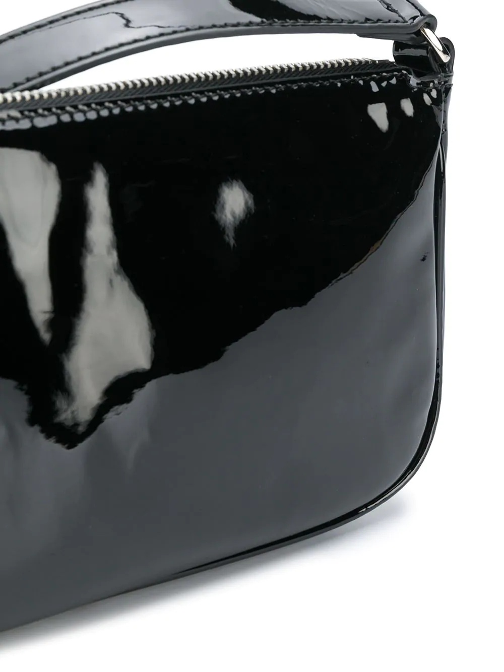 patent leather shoulder bag - 4