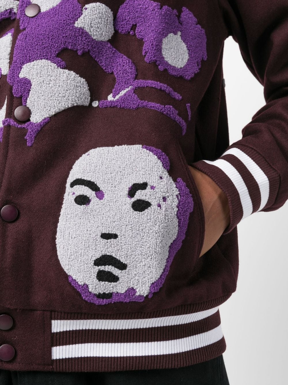 Like Father Like Son embroidered bomber jacket - 5