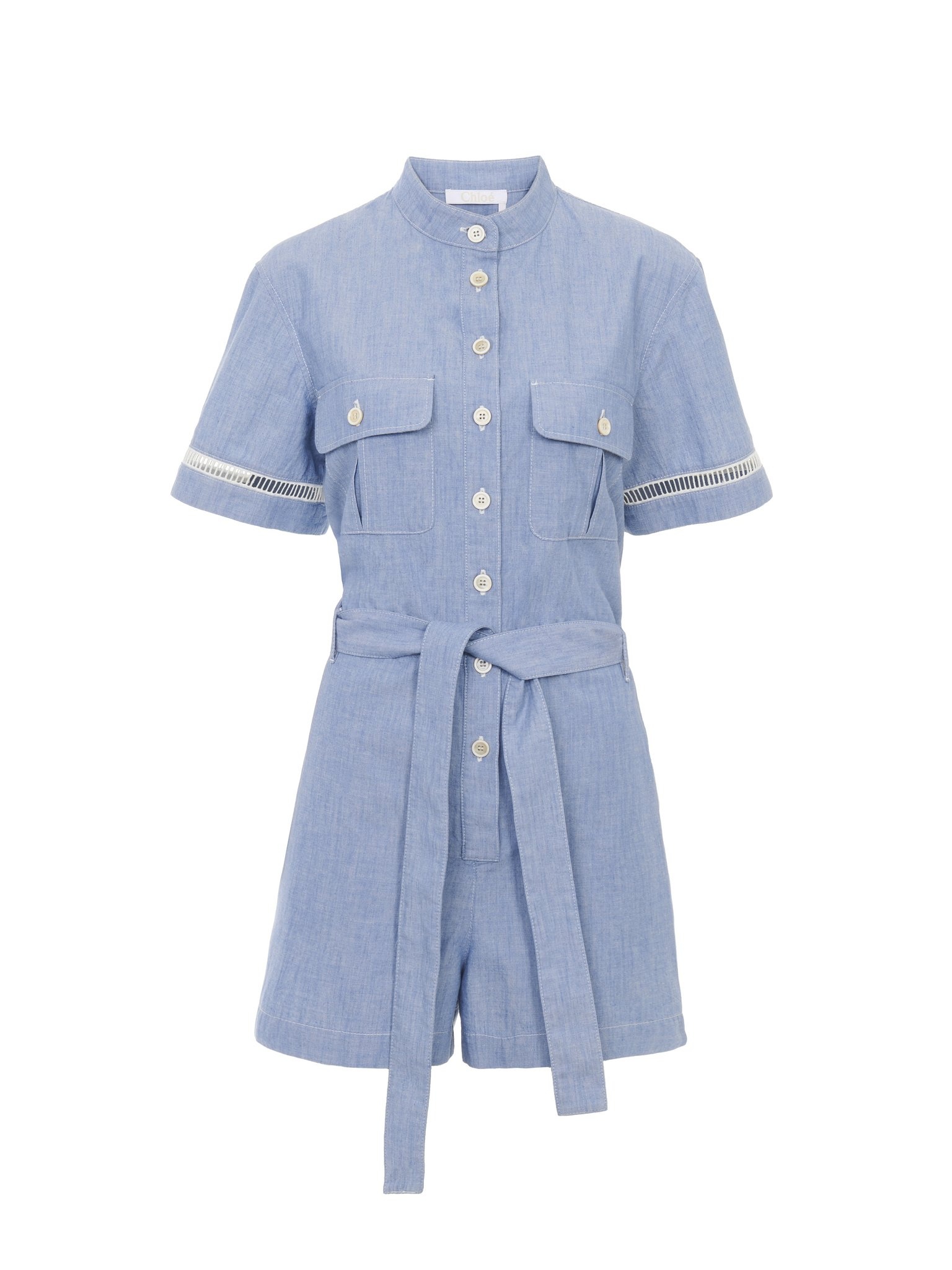 SHORT-SLEEVE JUMPSUIT - 1