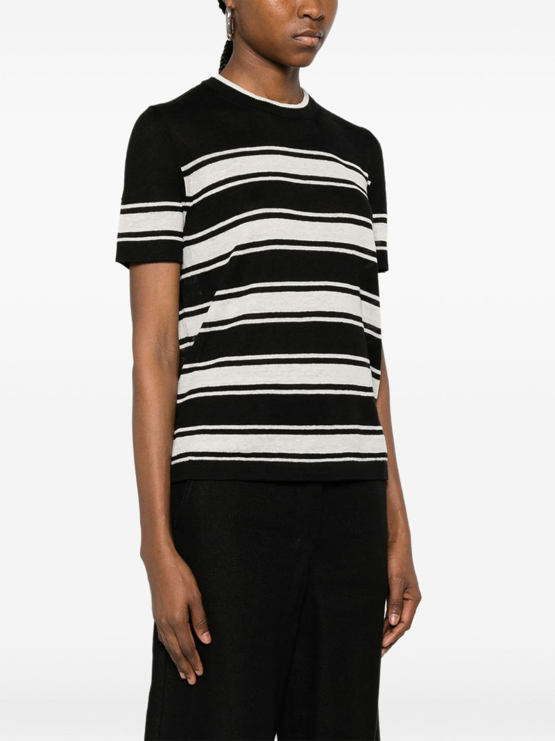 striped linen T-shirt 3