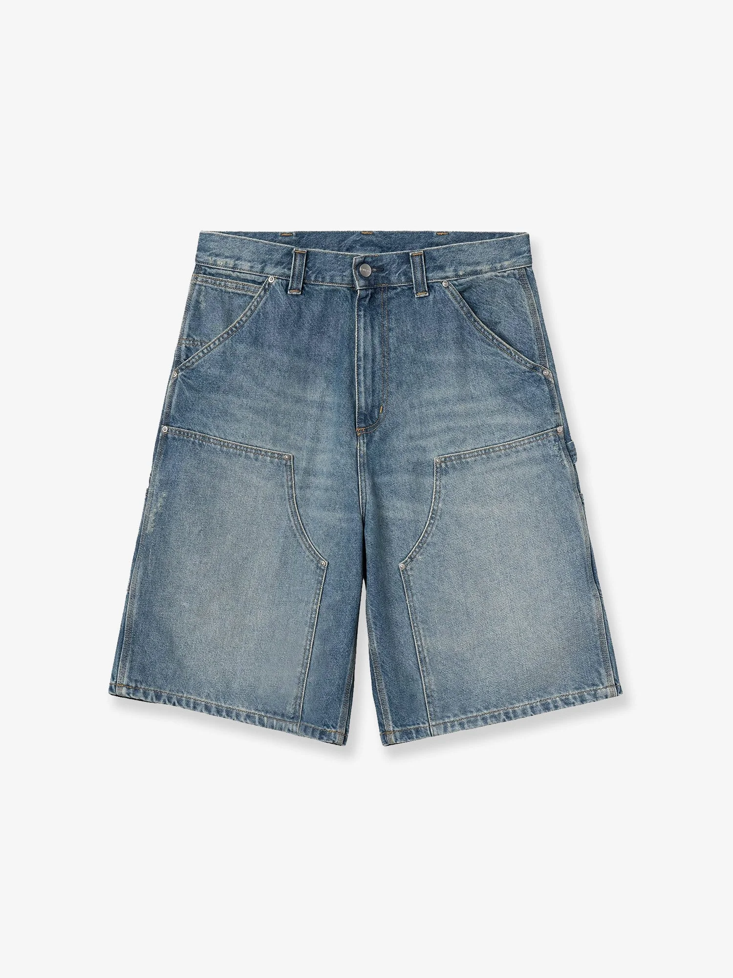 Carhartt Wip Aden Bradenton Denim Shorts - 1