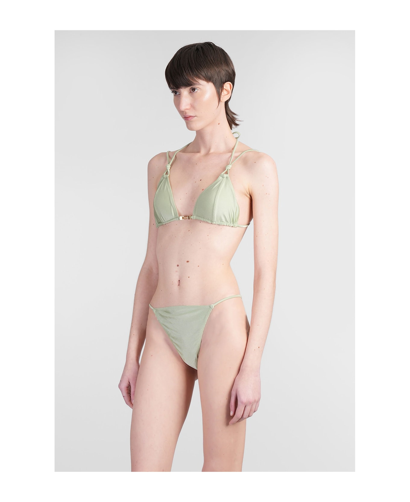 Anoki Beachwear In Green Polyamide - 3