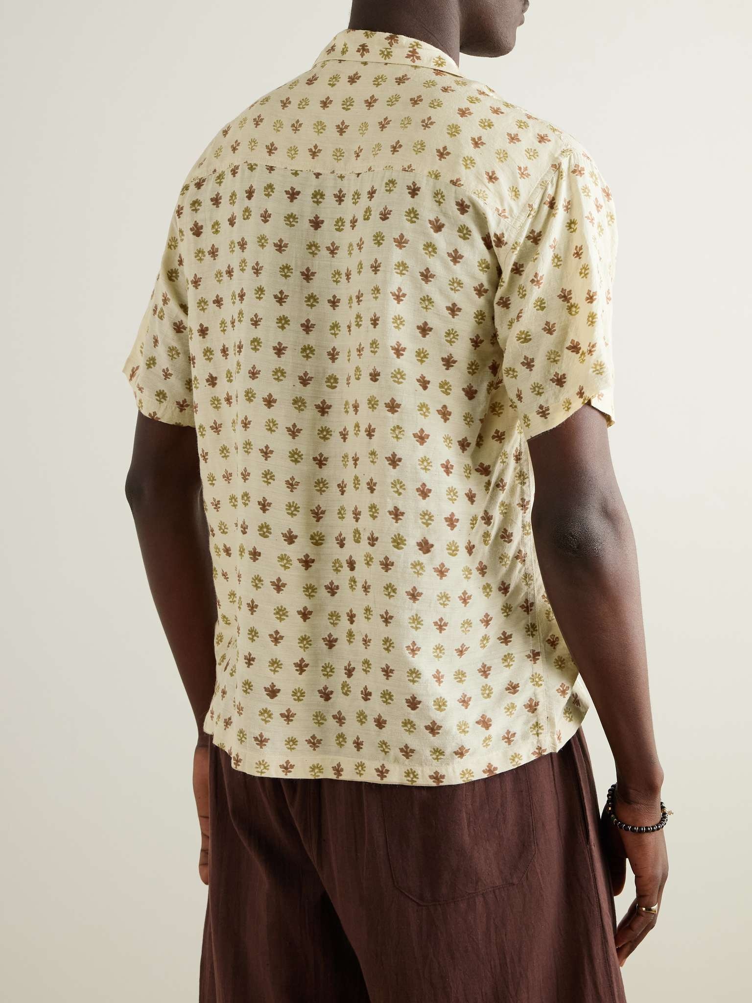 Camp-Collar Embroidered Silk Shirt - 3