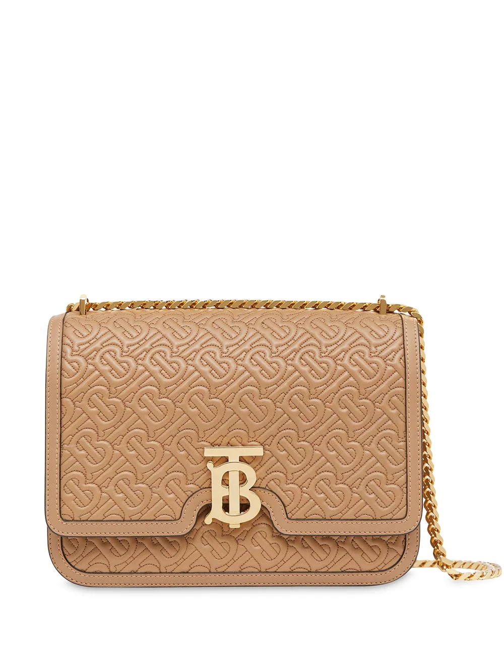 Medium Quilted Monogram Lambskin TB Bag - 1