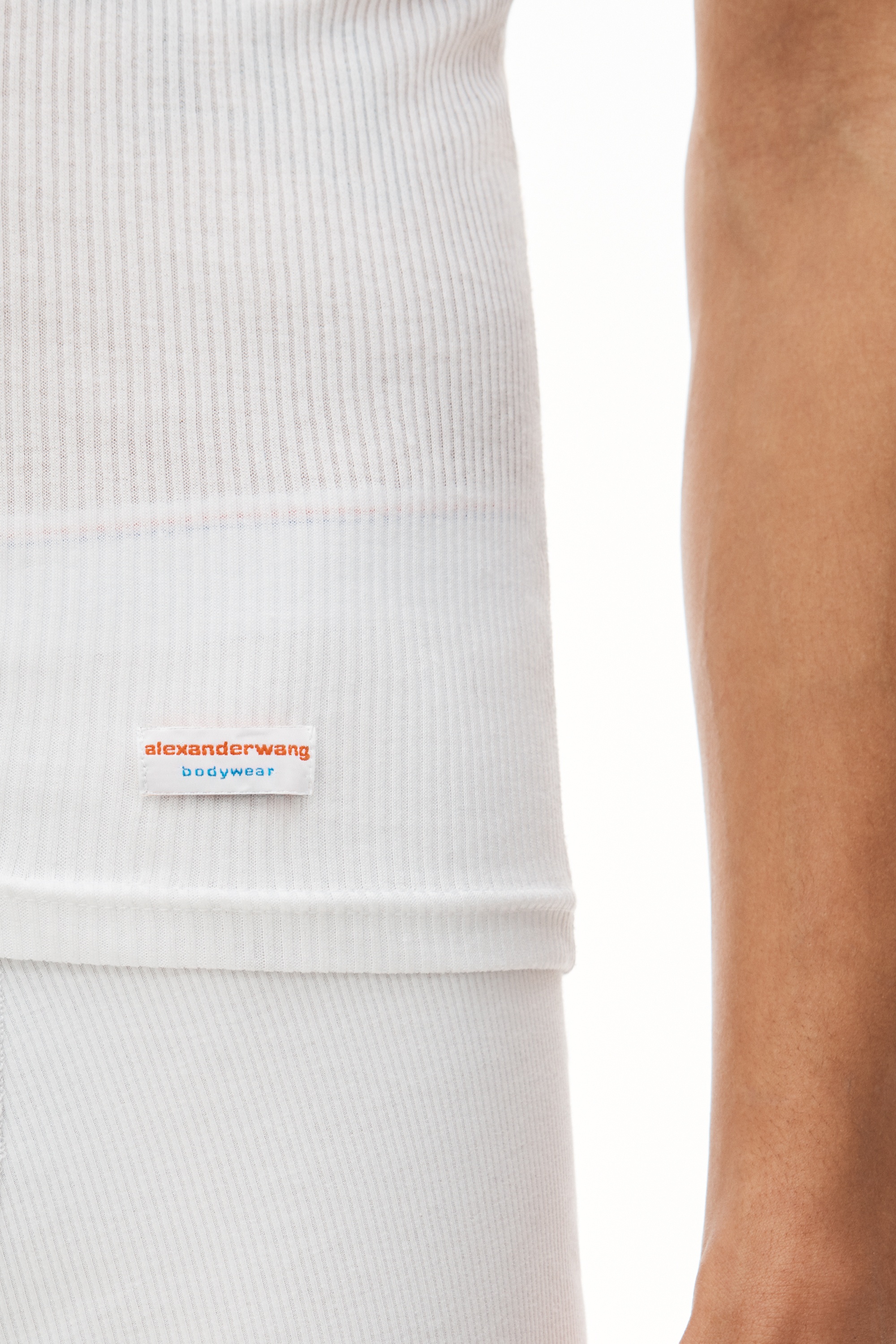 TANK IN RIBBED COTTON - 5