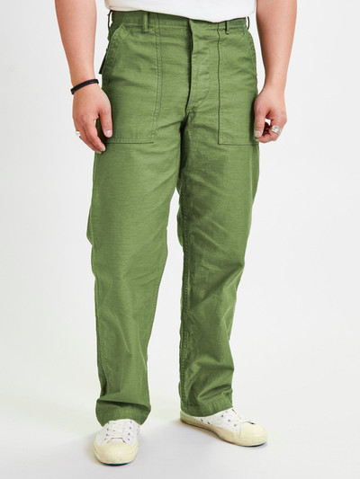 orSlow Straight Fit Fatigue Pants in Army outlook