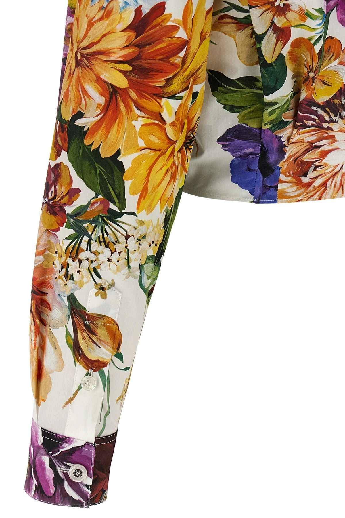 Dolce & Gabbana Women Floral Crop Shirt - 4
