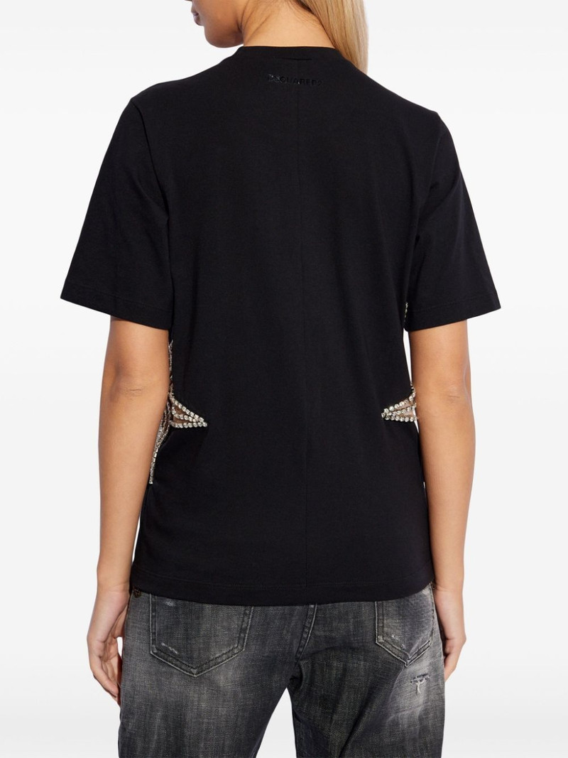 crystal-embellished cotton T-shirt 4