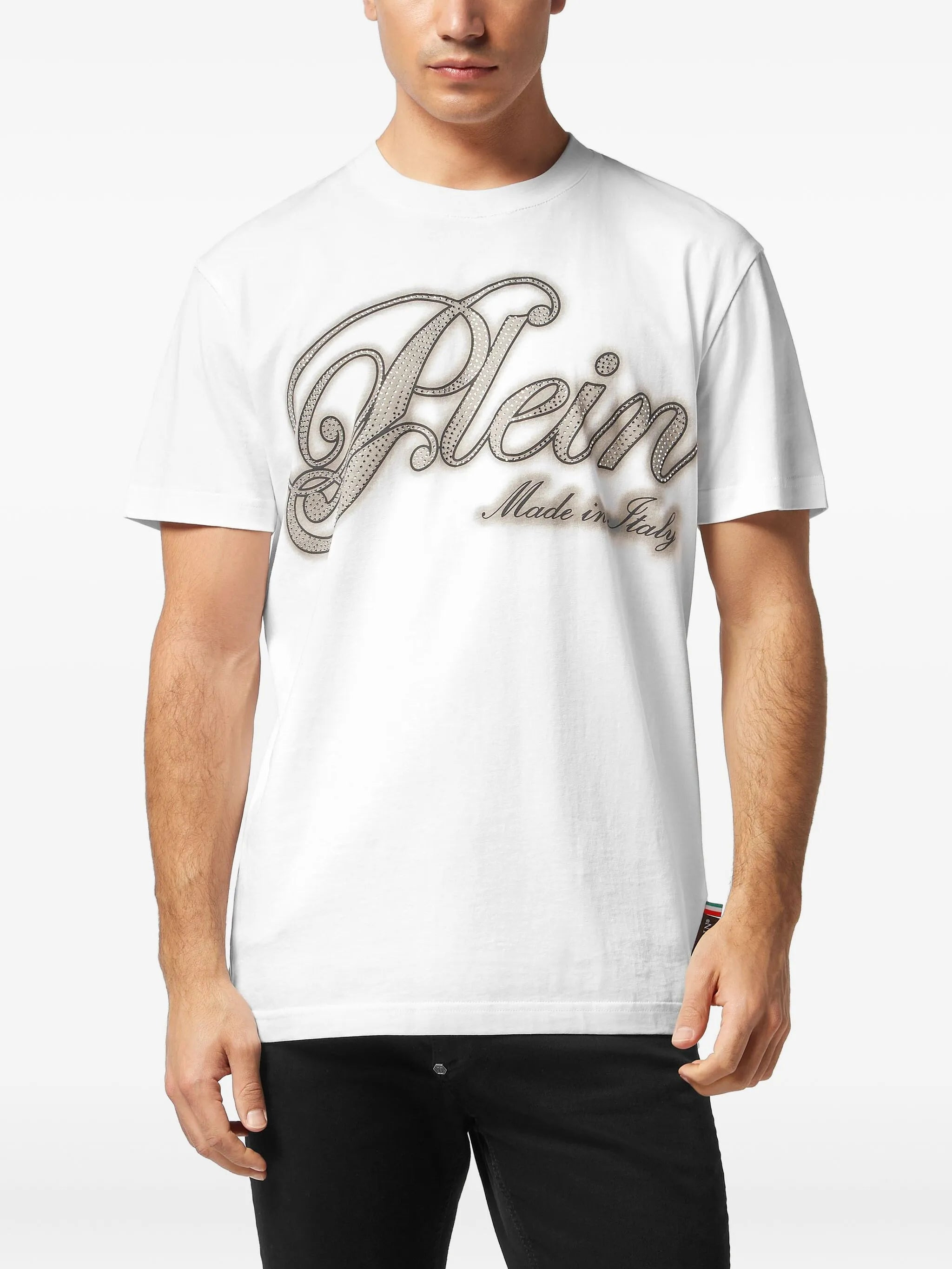 Philipp Plein Strass-embellished Cotton T-shirt - 4