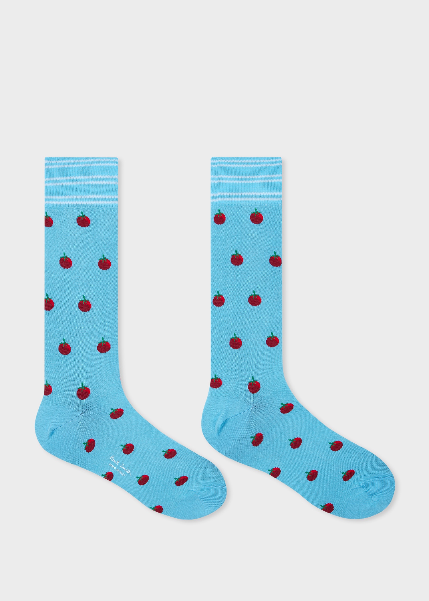 Blue 'Tomato' Socks - 2
