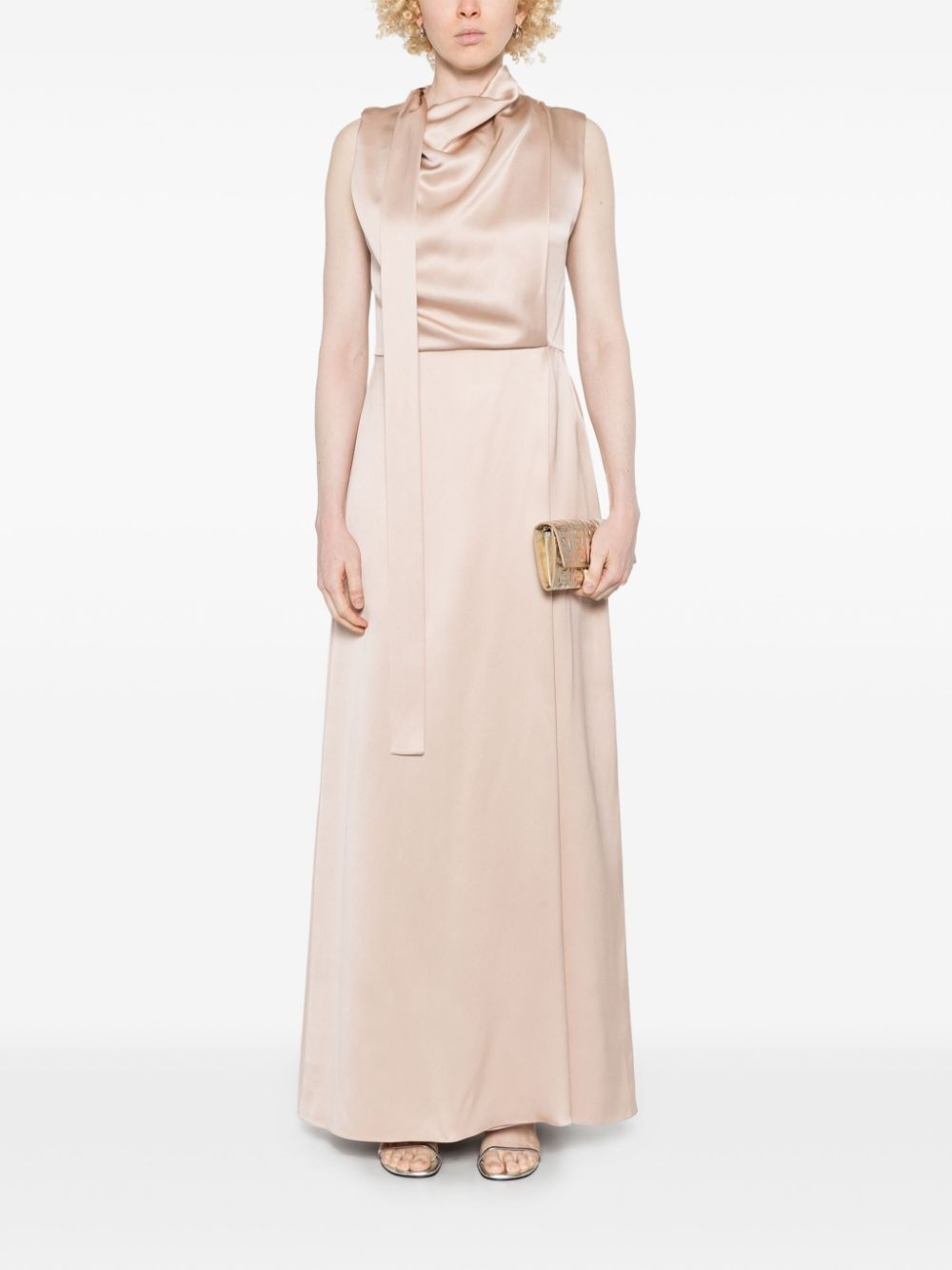 silk maxi dress - 2