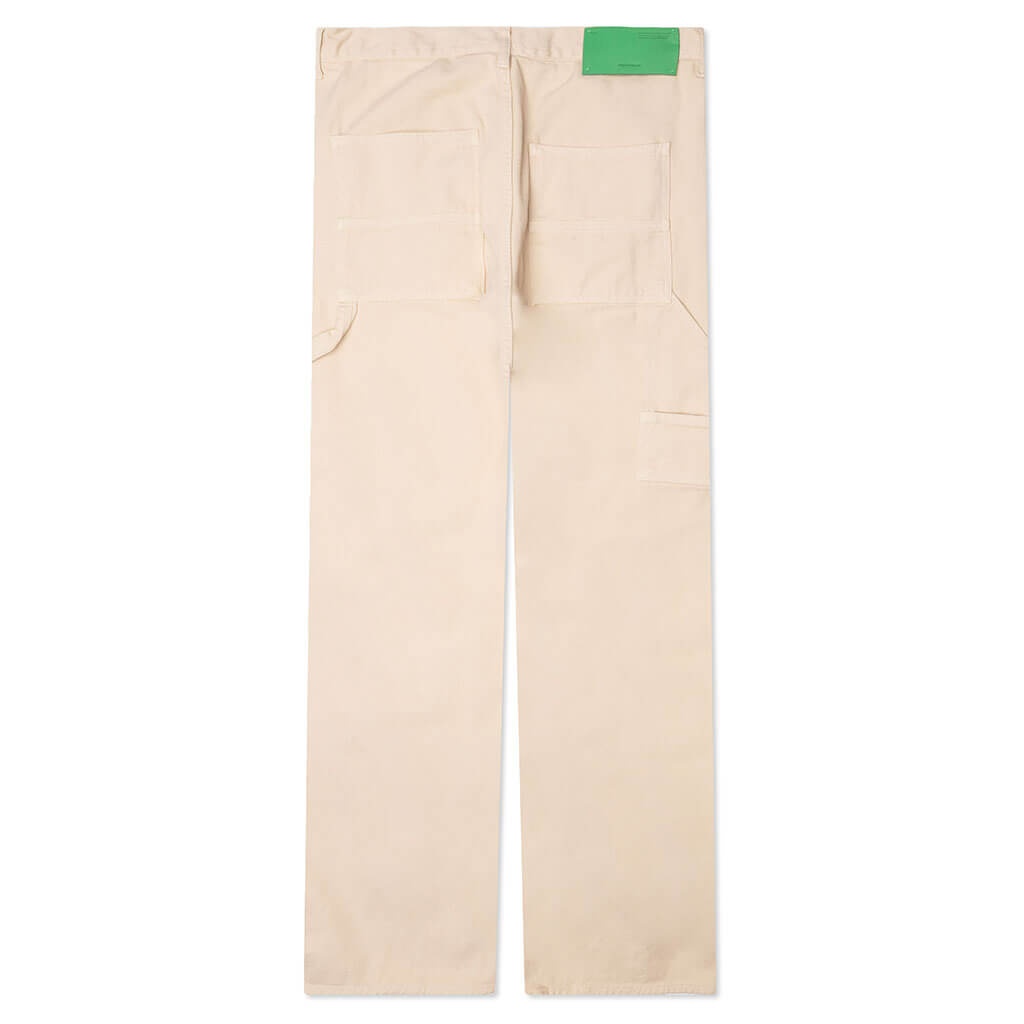 VARS HAMMER DENIM FLARE CARPE - WHITE/GREEN - 2