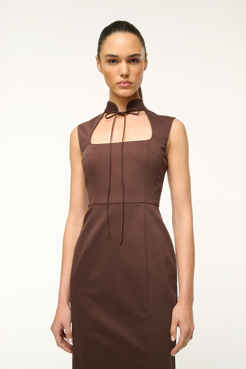 staud dress brown Staud Calluna Dress main image 1