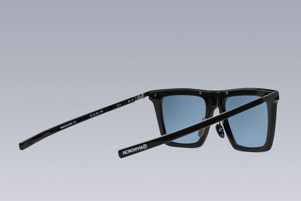 F1-T-A F1-T Sunglasses Black Palladium/BC Blue/Gray - 5