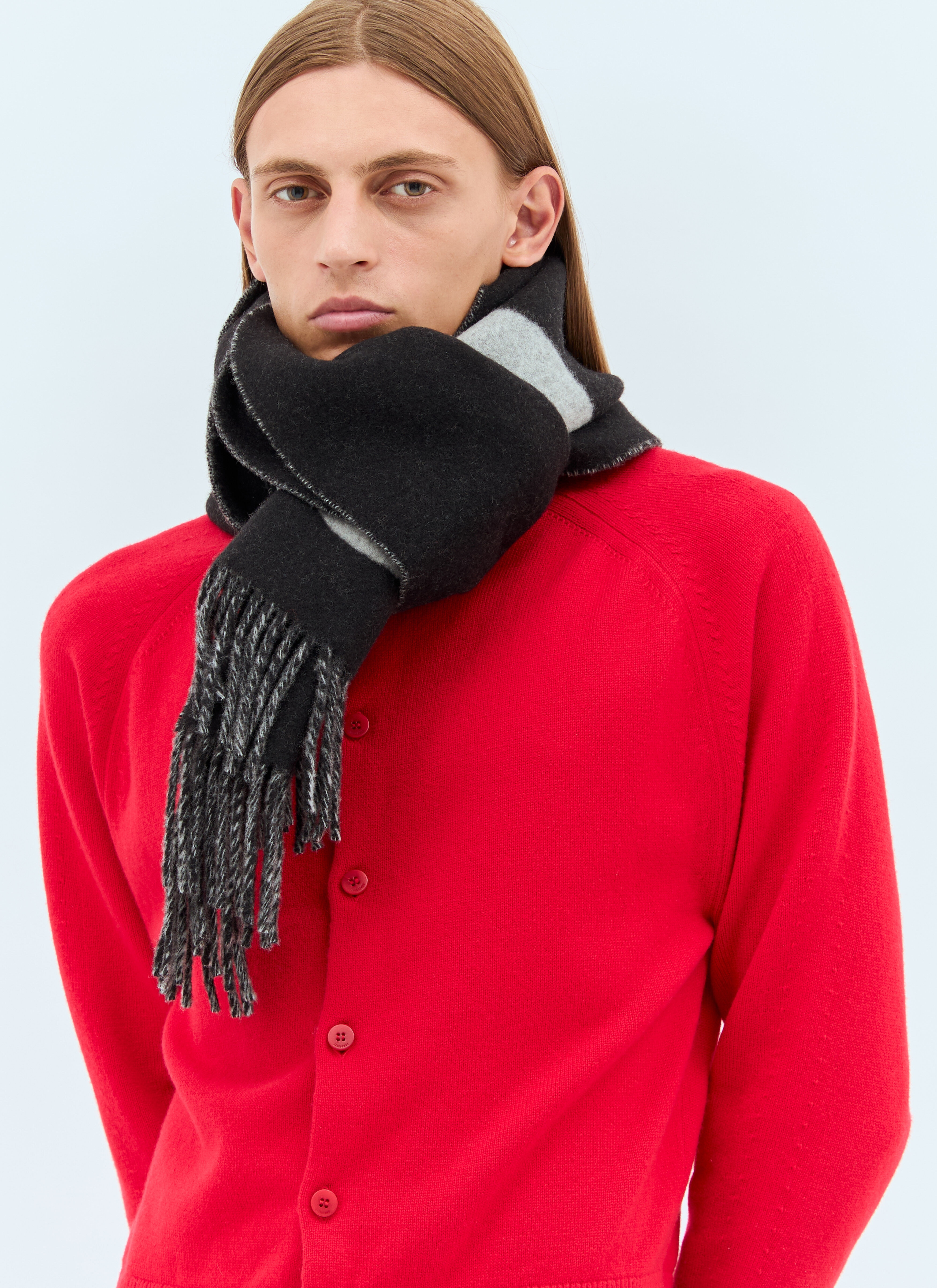 JACQUEMUS L'Echarpe Rond Carre Scarf | lncc | REVERSIBLE