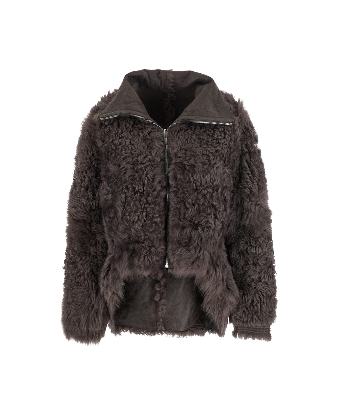 Exploder Shearling Jacket - 4