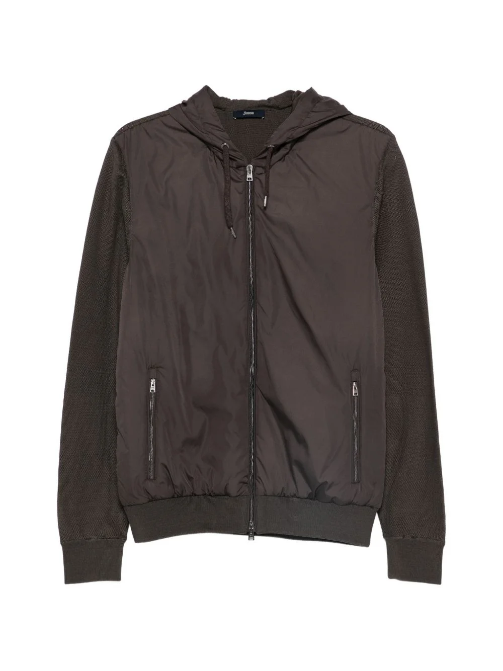 zip-up hooded jacket - 1