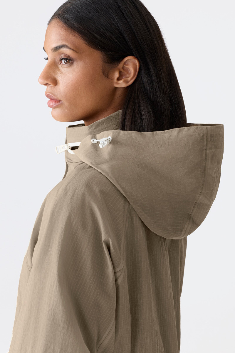 MAKAYLA Knee-Length Lightweight Rain Jacket 8