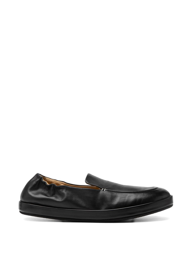 Scatopelle gathered slip-on loafers 1