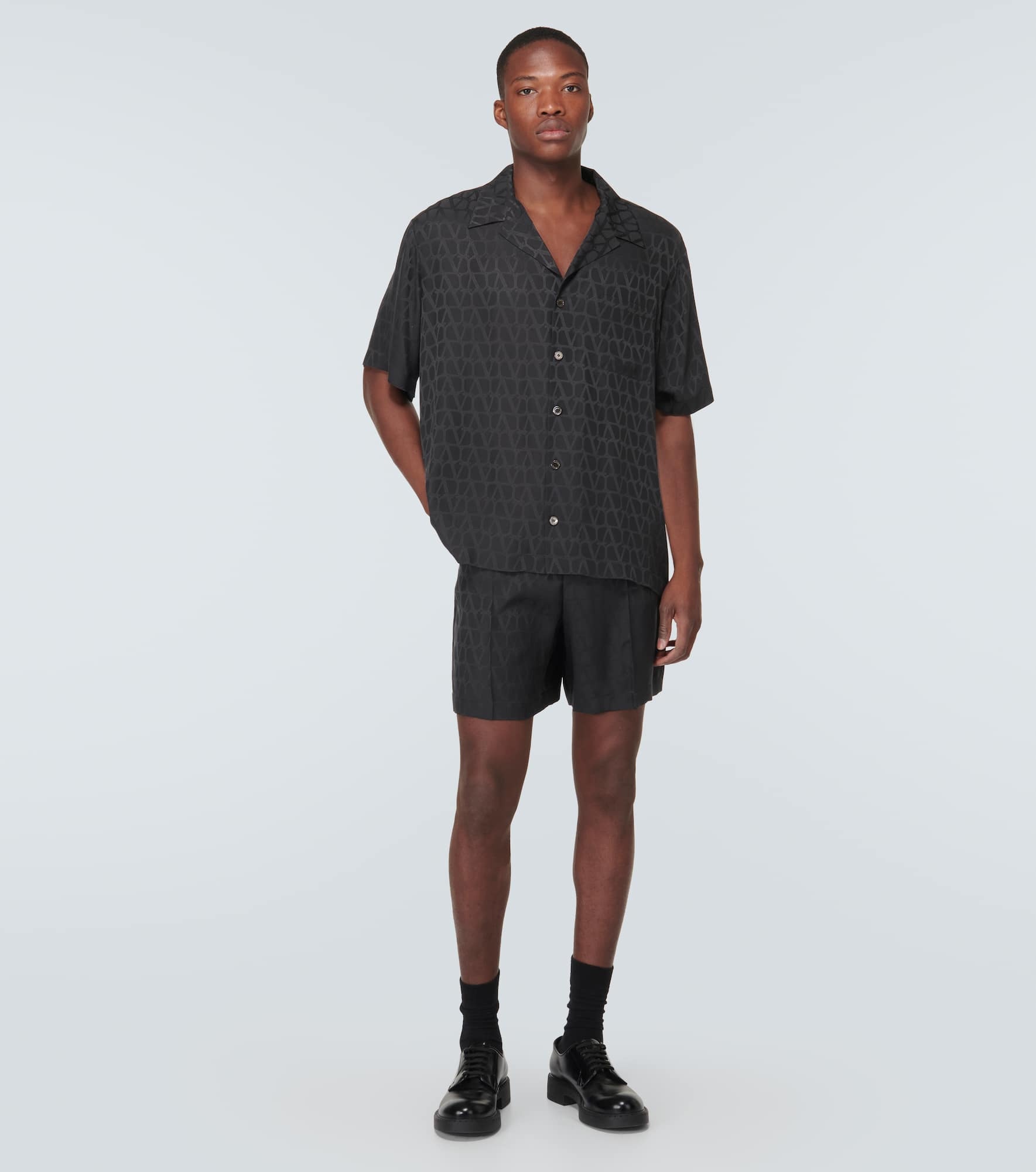 Toile Iconographe silk shorts - 2