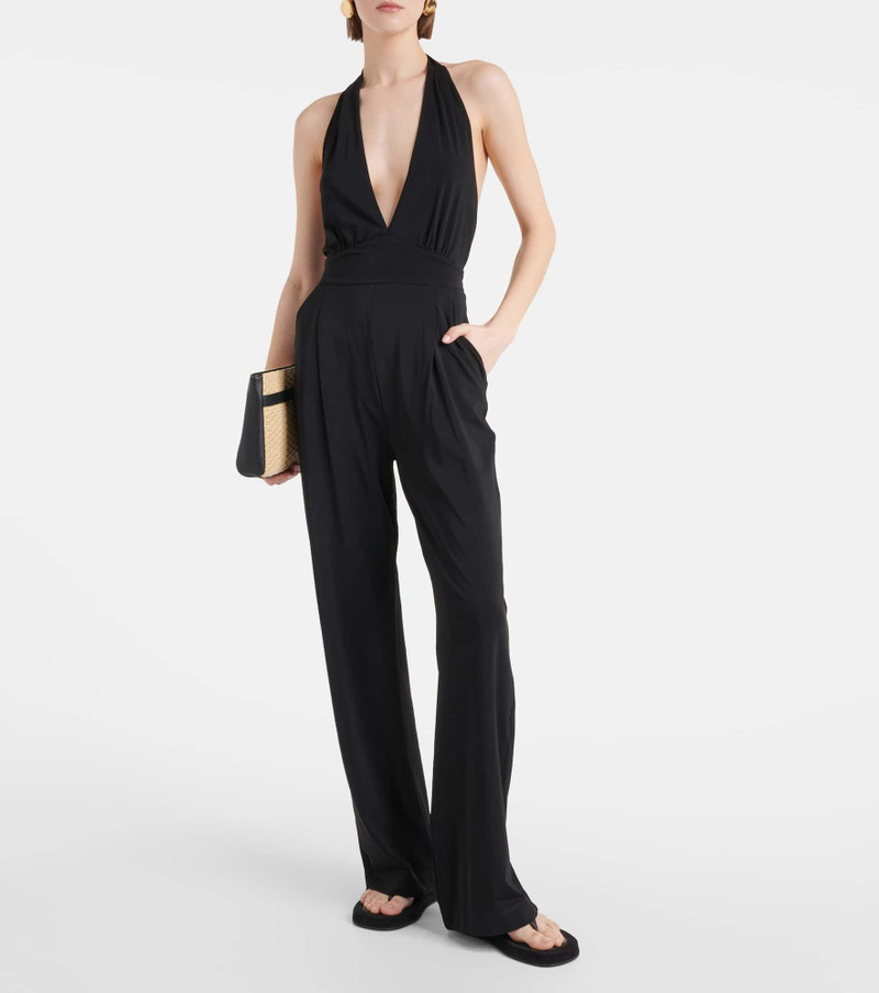 Max Mara Nice halterneck jersey jumpsuit outlook