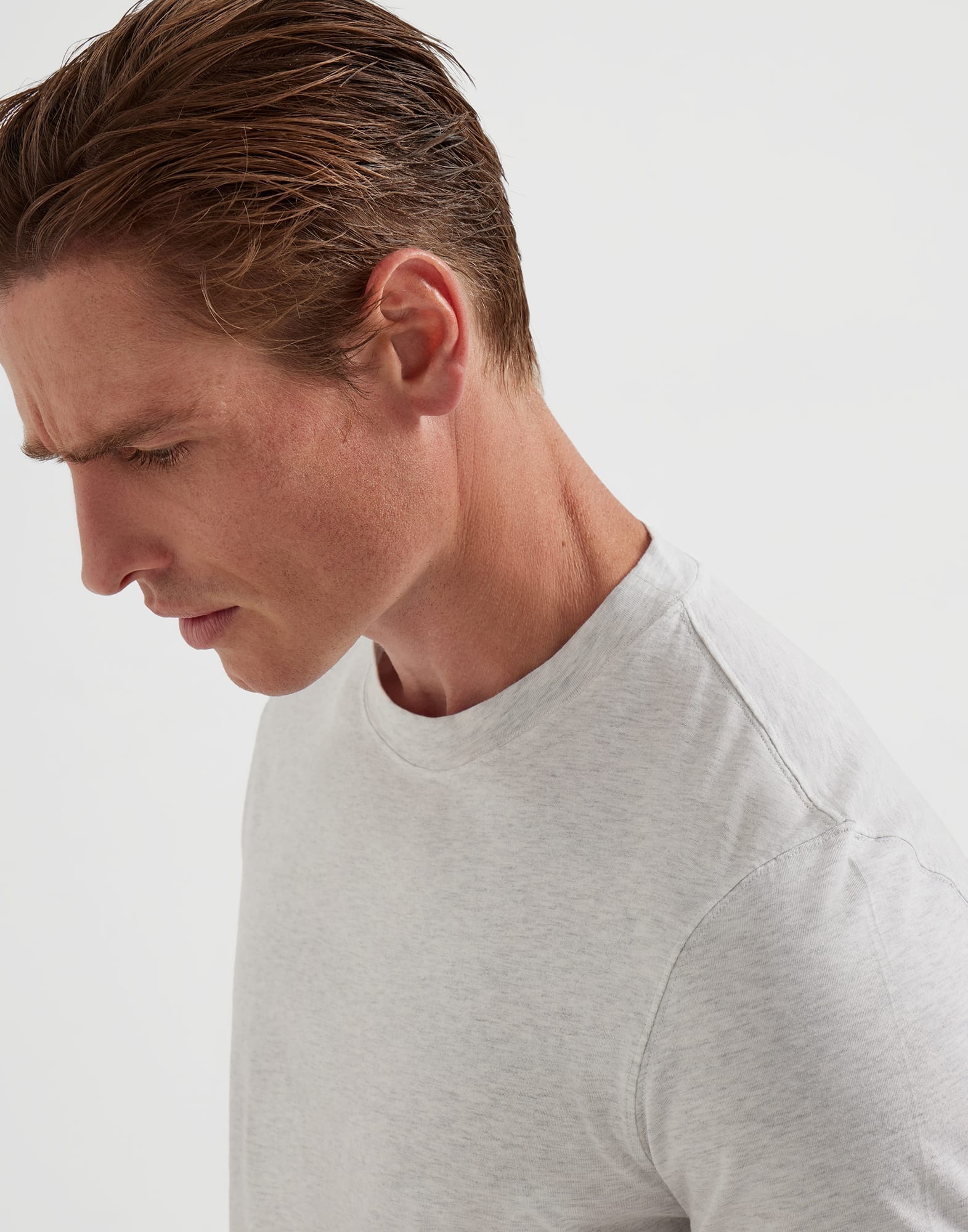 Cotton jersey crew neck T-shirt - 3