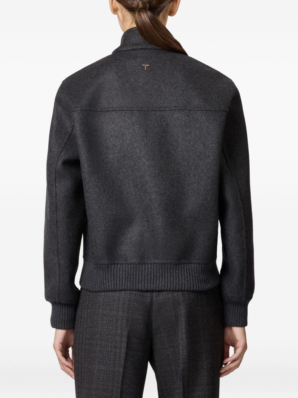 wool bomber jacket - 3