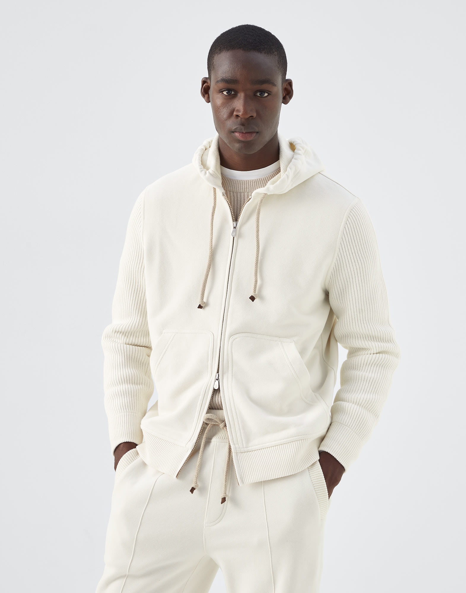 French terry hooded sweatshirt online