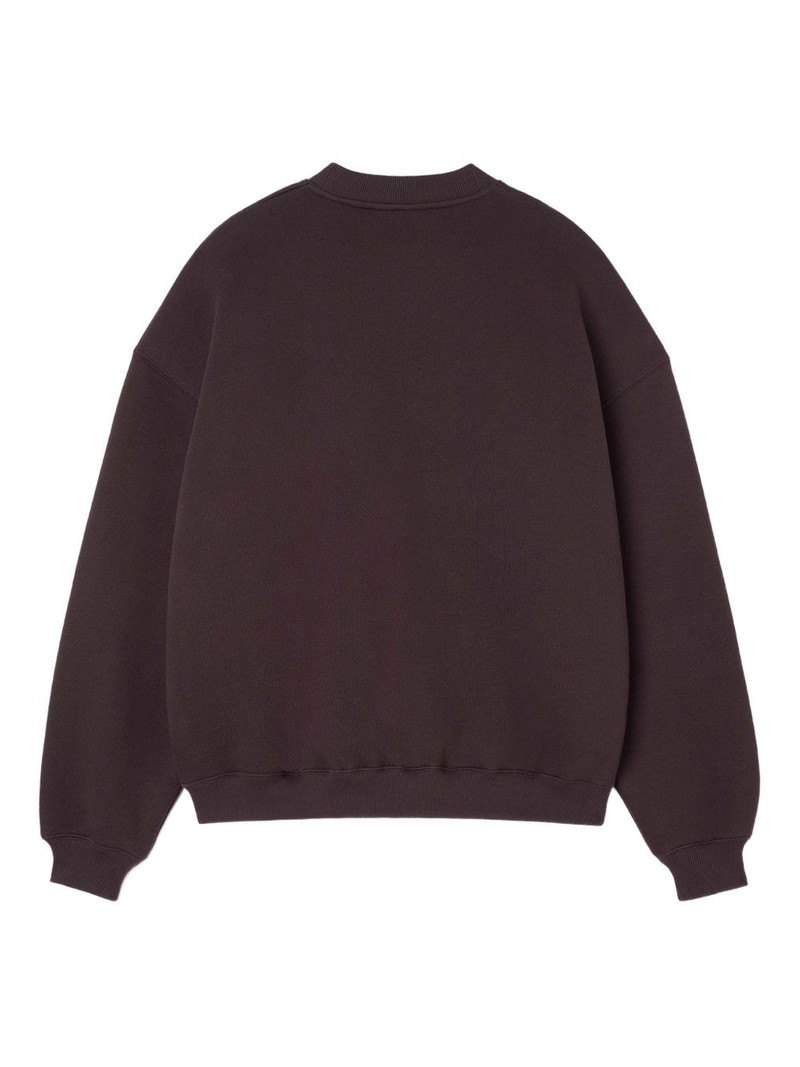 SUNNEI embroidered crew-neck sweatshirt outlook