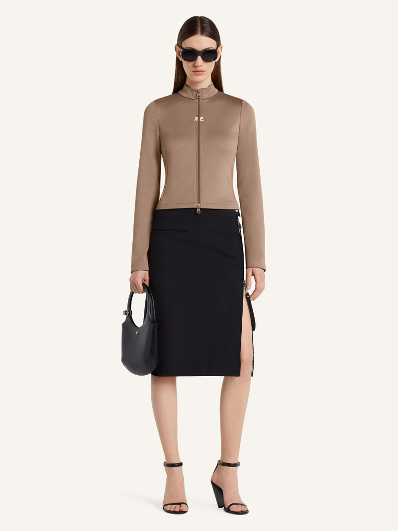 courrèges BIKER TRACKSUIT JACKET outlook