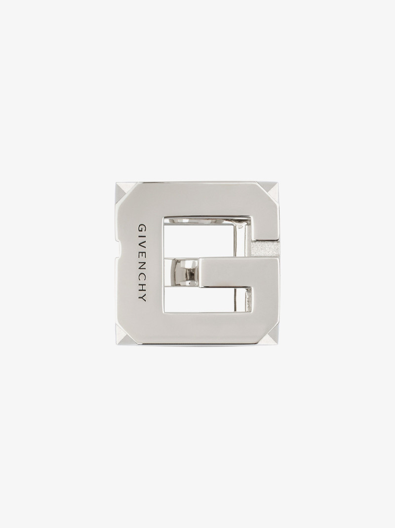 G CUBE RING IN METAL - 1