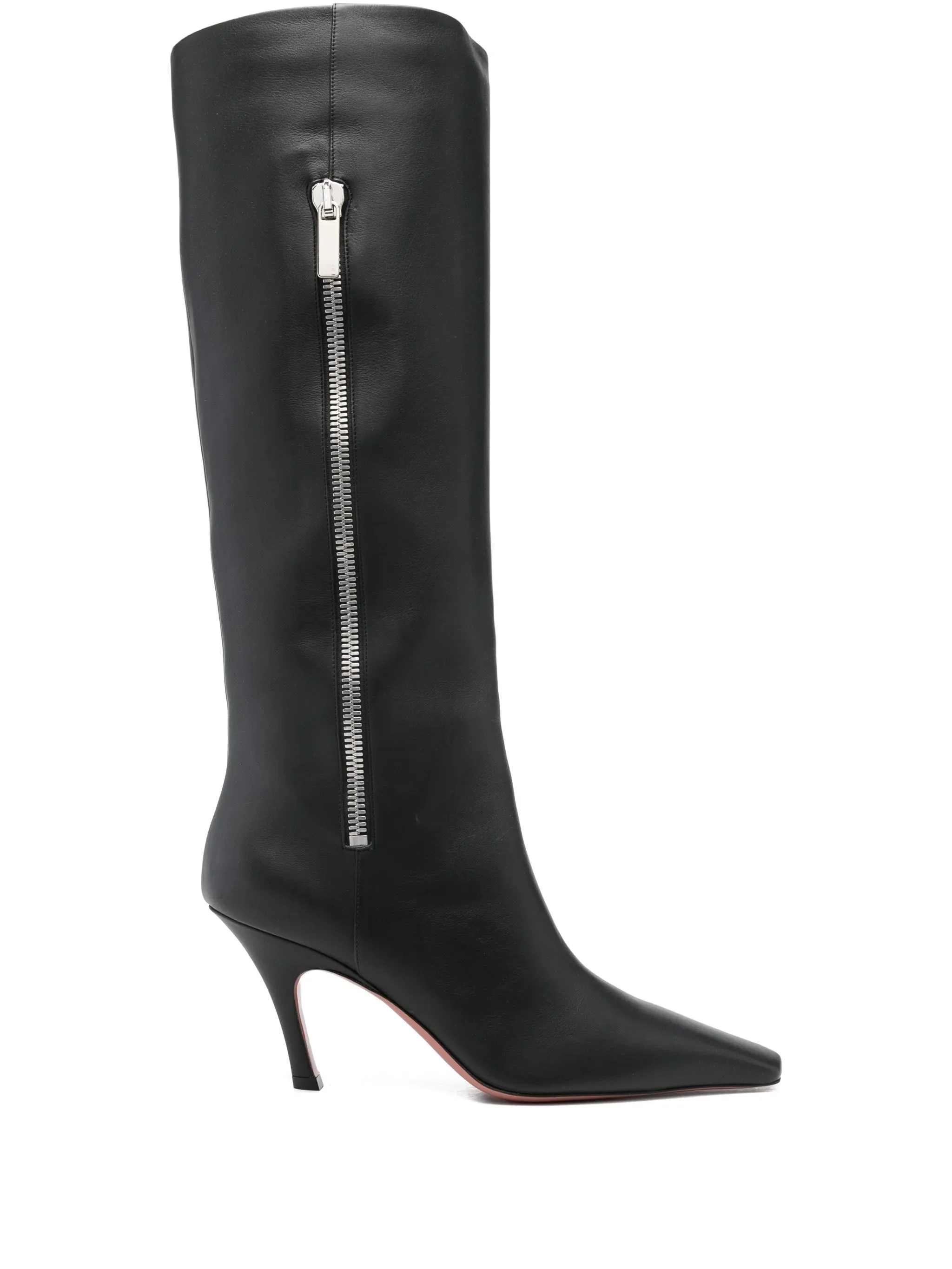 Mona side-zip square-toe boots - 1