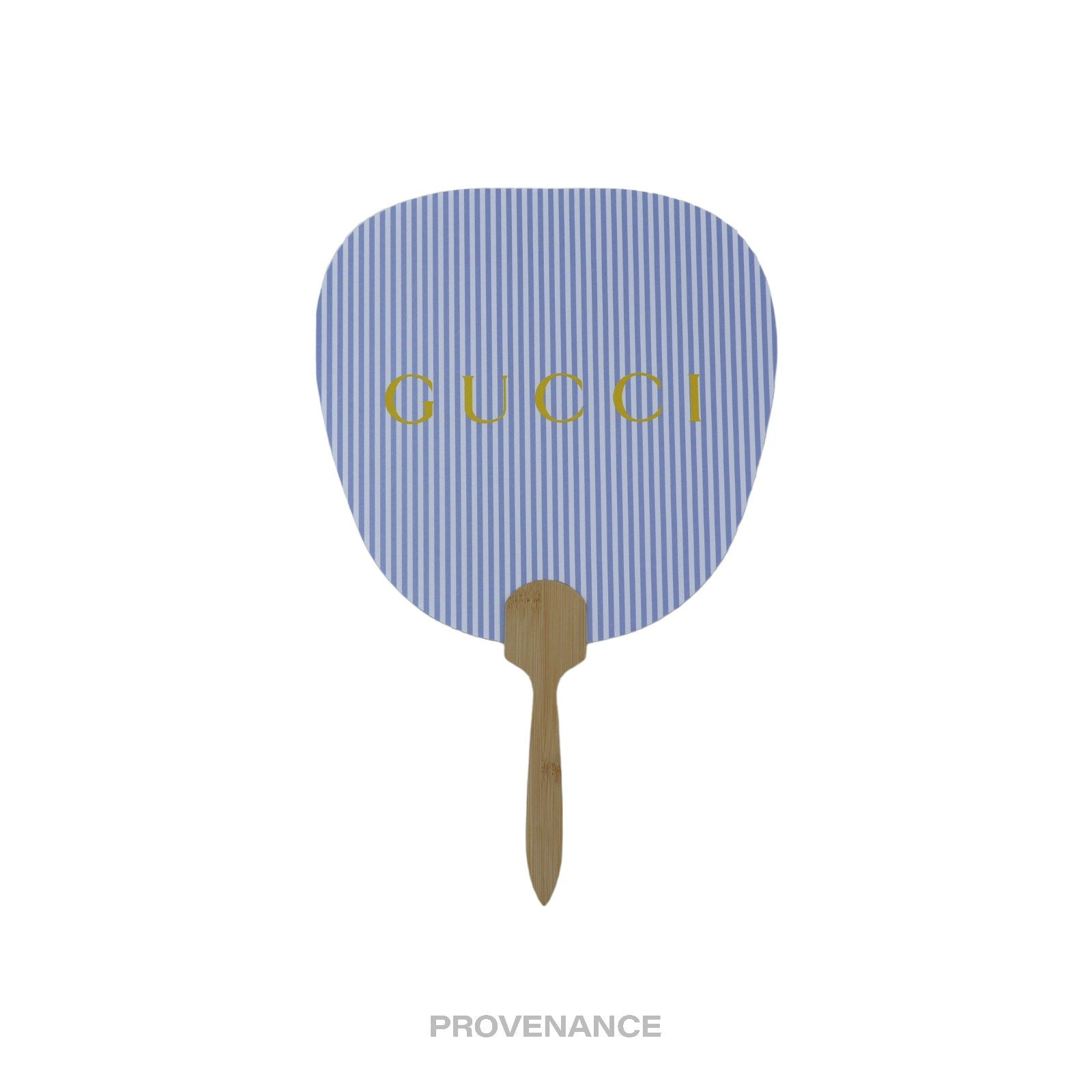 Gucci Logo Bamboo Hand Fan - Striped - 2